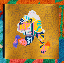 Load image into Gallery viewer, &quot;Bangkok Running Man: Gold Edition&quot; Hand Embellished Print
