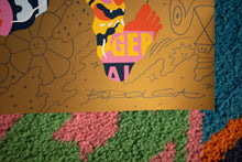 Load image into Gallery viewer, &quot;Bangkok Running Man: Gold Edition&quot; Hand Embellished Print
