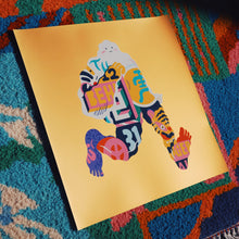 Load image into Gallery viewer, &quot;Bangkok Running Man: Gold Edition&quot; Standard Print
